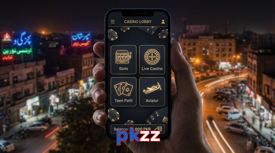 Main screen of Pkzz app page for PK players