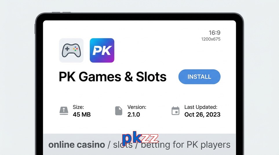 Game list for Pkzz gameapk section