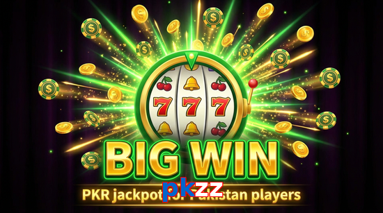 Big win animation on Pkzz slot game